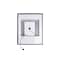 Cwi Lighting Abril Square Matte White LED 36 in. Mirror 1232W36-36-A - alternate 5